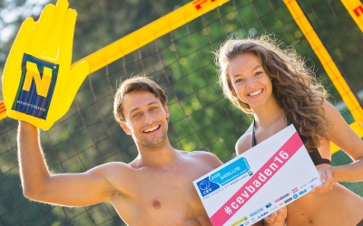 Baden leitet den Beach Volleyball Sommer in Österreich ein