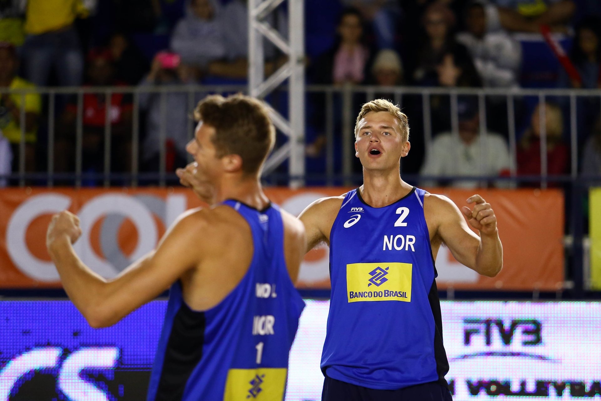Anders Mol and Christian Sørum won their first medal together in Brazil (Photocredit: FIVB)