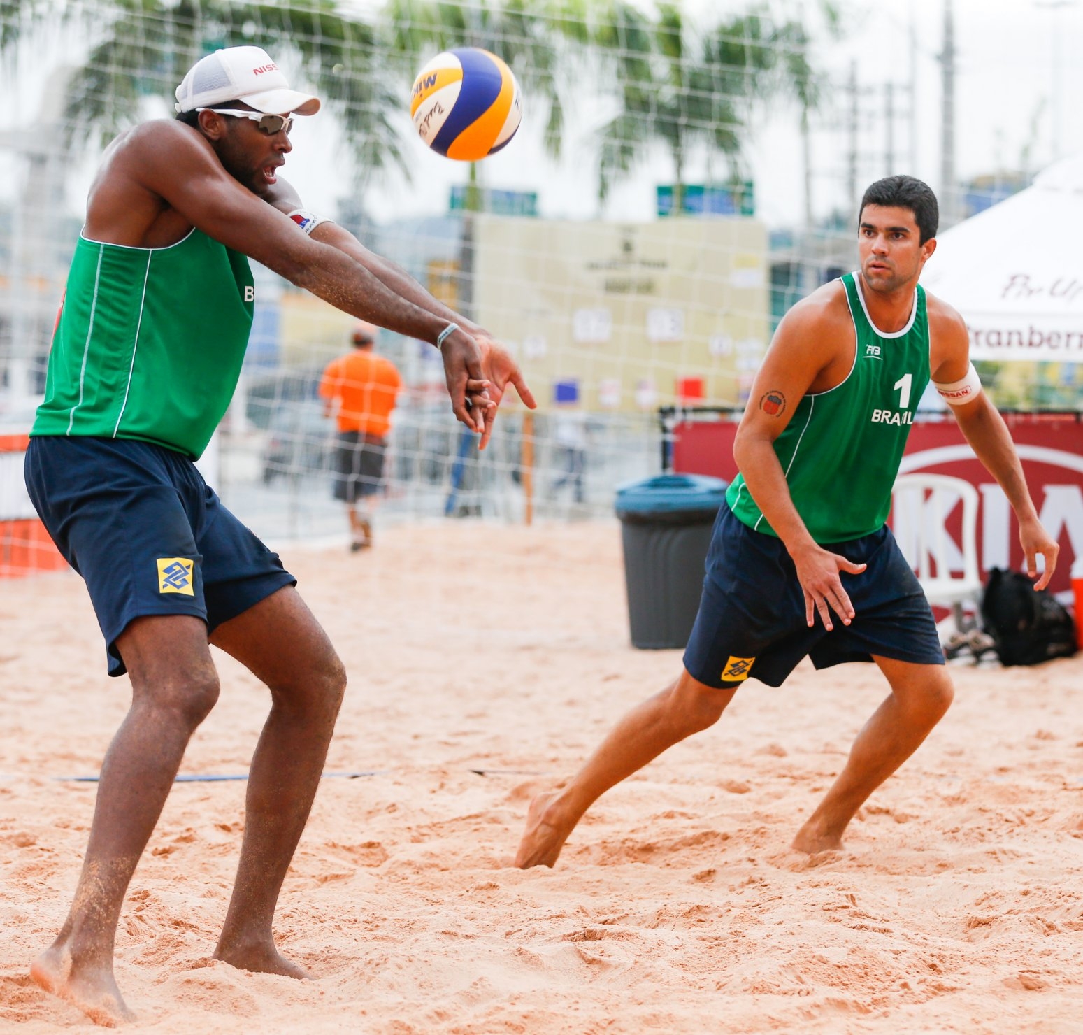 Evandro and Vitor have played in 20 World Tour events together between 2013 and 2014 (Photocredit: FIVB)
